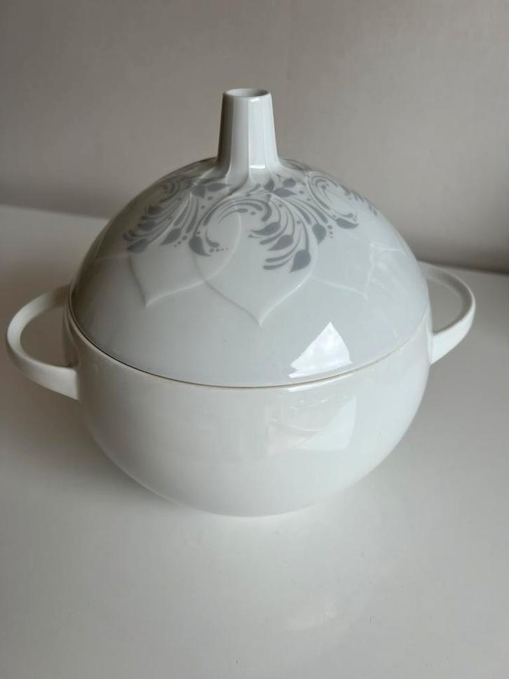 NIEUW Björn Wiinblad for Rosenthal Dekschaal Bol Lotus Grijs, Huis en Inrichting, Keuken | Servies, Nieuw, Schaal of Schalen, Overige stijlen