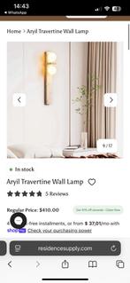 Wandlamp 2 bollen, Huis en Inrichting, Lampen | Vloerlampen, Ophalen of Verzenden, Zo goed als nieuw, Overige materialen, Minder dan 100 cm