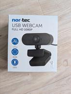 Nortec USB Webcam Full HD 1080p, Ophalen of Verzenden, Nieuw, Bedraad, Nor-tec