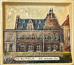 Oud Wandbordje De Waag Almelo Jaren 60, Ophalen of Verzenden