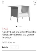 Driade IN OUT Chair - Philippe Starck - Showroommodel, Huis en Inrichting, Stoelen, Ophalen, ., Wit, Avant-Garde