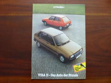 Citroën Visa II 1982 brochure beschikbaar voor biedingen