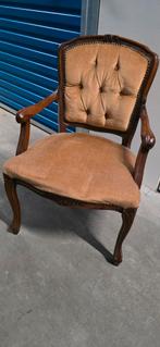 Antiek stoeltje met bijbehorend voetenkrukje, Antiek en Kunst, Antiek | Meubels | Stoelen en Banken, Ophalen