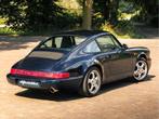 Porsche 911 3.6 Coupé Carrera 2 Handgeschakeld (bj 1993), Achterwielaandrijving, 252 pk, Blauw, Leder