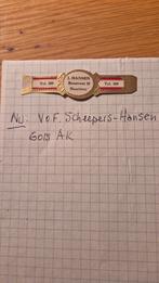 Sigarenbanden NEERITTER, Ophalen, Sigarenbandjes