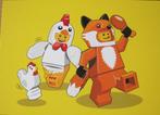 voor het kind - kinderpostzegels - LEGO - kip en vos - nieuw, Verzenden, 1980 tot heden, Ongelopen, Overige thema's