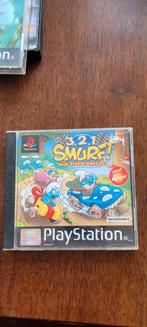 3 2 1 Smurf! PS1 - Werkt!, Spelcomputers en Games, Games | Sony PlayStation 1, Gebruikt, 1 speler, Racen en Vliegen, Ophalen of Verzenden