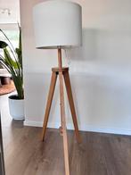 Ikea Lauters Staande Lamp, Huis en Inrichting, Lampen | Vloerlampen, Ophalen, Zo goed als nieuw, Hout, 100 tot 150 cm