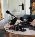 Complete podcast set, Muziek en Instrumenten, Microfoons, Ophalen, Zo goed als nieuw, Studiomicrofoon