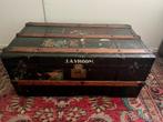 Vintage Metalen Hutkoffer, Ophalen, Minder dan 50 cm, Gebruikt, 50 tot 100 cm