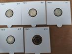 10 cent 1903 (3x), 1904,1906, Postzegels en Munten, Munten | Nederland, Ophalen of Verzenden, Koningin Wilhelmina, 10 cent