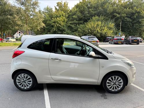 Ford Ka 1.2 69pk 2011 parelmour/wit airco, Auto's, Ford, Particulier, Ka, ABS, Airbags, Airconditioning, Centrale vergrendeling