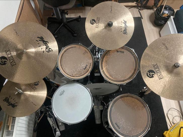 Drumstel, Muziek en Instrumenten, Drumstellen en Slagwerk, Gebruikt, Overige merken, Ophalen