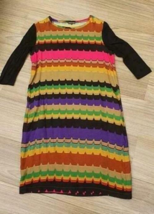 Maliparmi kleurrijk jurkje zgan Nederlandse maat 36, Kleding | Dames, Jurken, Zo goed als nieuw, Maat 36 (S), Overige kleuren