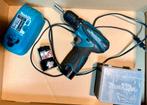 Makita DF330D Schroefmachine incl. 2 accu’s, Gebruikt, Variabele snelheid, Ophalen of Verzenden, Boor- en Schroefmachine