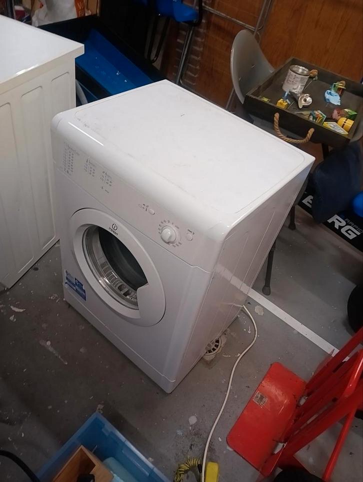 indesit droger, Witgoed en Apparatuur, Wasdrogers, Niet werkend, Luchtafvoer, Voorlader, 6 tot 8 kg, 85 tot 90 cm, Anti-kreukfase
