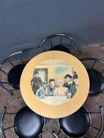 Hollywood bartafel met krukken, Huis en Inrichting, Tafels | Statafels, Ophalen