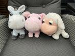 3 nieuwe zgan TCC global Big Headz varken ezel en schaap, Ophalen, Nieuw, Overige typen