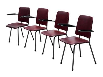 Vintage Gispen eetkamerstoel jaren 60 bakeliet design beschikbaar voor biedingen