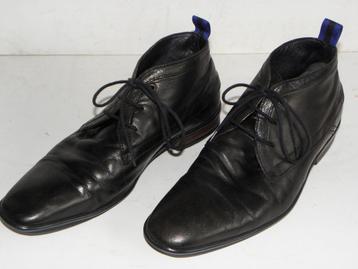 Zwarte Floris van Bommel veterschoen maat 7,5 maat 41 - 41,5 beschikbaar voor biedingen