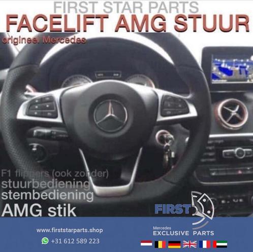 AMG Stuur Mercedes A B C CLA CLS E GLA ML S V Klasse A45 C63, Auto-onderdelen, Besturing, Gebruikt, Ophalen of Verzenden