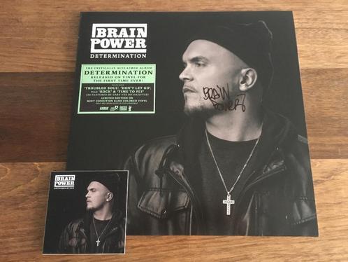 Vinyl LP Brainpower Determination GREEN SIGNED RSD 2022 NEW, Cd's en Dvd's, Vinyl | Hiphop en Rap, Nieuw in verpakking, 2000 tot heden