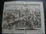 oude prent  ets  maastricht veldslag 1579, Ophalen of Verzenden, Voor 1940, Gebruikt