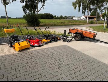 Tuinmachines te huur  beschikbaar voor biedingen