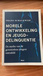Morele ontwikkeling en jeugddelinquentie (Frans Schalkwijk), Boeken, Ophalen of Verzenden, Zo goed als nieuw