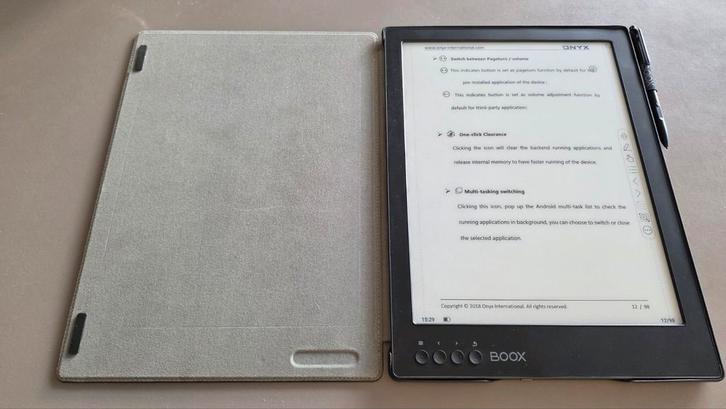 Onyx Boox Max 2 Pro 14 inch E-reader / Notitieboek, Computers en Software, E-readers, Zo goed als nieuw, Ophalen of Verzenden