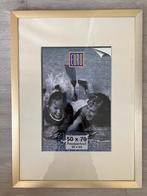 Fotolijst (evtl 3 st) goudkleurig aluminium geborsteld, Ophalen, Gebruikt