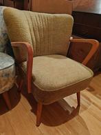Originele retro  Cocktail stoelen met Armleuning vintage, Ophalen, Hout, Minder dan 75 cm, Vintage
