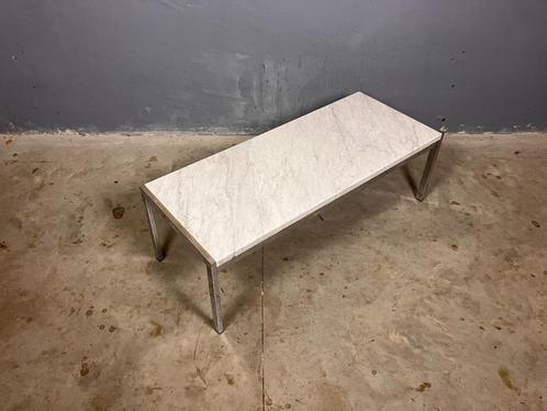 Sale: Marmer Salontafel Chroom  Kjearholm Hansen stijl, Huis en Inrichting, Tafels | Salontafels, Gebruikt, Minder dan 50 cm, 50 tot 100 cm