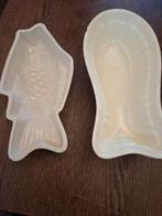 2 oude aardewerk puddingvormen, Antiek en Kunst, Ophalen of Verzenden