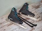 Zandstra combinoren /schaatsen, noren, mt 43 met beschermers, Sport en Fitness, Schaatsen, Combinoren, Ophalen of Verzenden, Gebruikt
