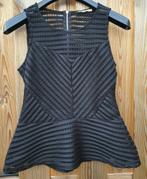 Zwarte Peplum Top met Kant van Drôle de Copine Paris Maat L, Ophalen of Verzenden, Maat 38/40 (M), Zwart, Zonder mouw