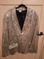 Carnaval glitter colbert heren 56/58, Ophalen of Verzenden, Zo goed als nieuw, Maat 56/58 (XL)