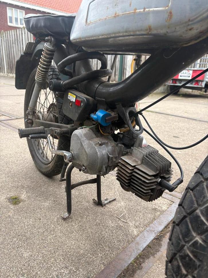 Puch cafe racer, E50 blok, Z1 frame -, Fietsen en Brommers, Brommers | Oldtimers, Puch, Maximaal 45 km/u, Ophalen of Verzenden