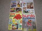4 Burda's. 3 Knuffeldieren, 1 Special Dino 's. compleet, Ophalen of Verzenden, Zo goed als nieuw, Patroon of Boek