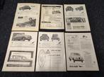 6x Reclame (A4) SAAB 93-B (1958), Verzenden, Gebruikt, Auto's