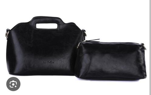 Nieuwe tas Ines Delaure, Sieraden, Tassen en Uiterlijk, Tassen | Reistassen en Weekendtassen, Nieuw, Zwart, Ophalen of Verzenden
