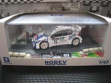 PEUGEOT 206 WRC Tour de Corse 1999 N 15 - NOREV Nu -10% !! beschikbaar voor biedingen