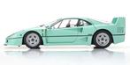 Kyosho 1:18 Ferrari F40 Mint Green 1987 Die-Cast Collection, Hobby en Vrije tijd, Modelauto's | 1:18, Ophalen of Verzenden, Zo goed als nieuw