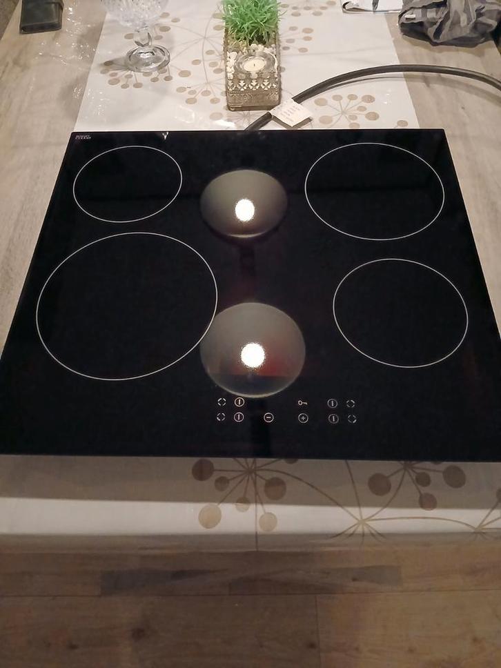 Complete set: keramische kookplaat en afzuigkap, Witgoed en Apparatuur, Ovens, Zo goed als nieuw, Inbouw, Minder dan 45 cm, Ophalen