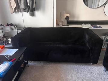 Bank 180 cm zwart
