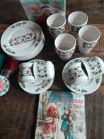 Jeux de Noël!! Prachtig Engels Vintage Kerst Ontbijt Servies, Antiek en Kunst, Antiek | Servies compleet, Ophalen of Verzenden