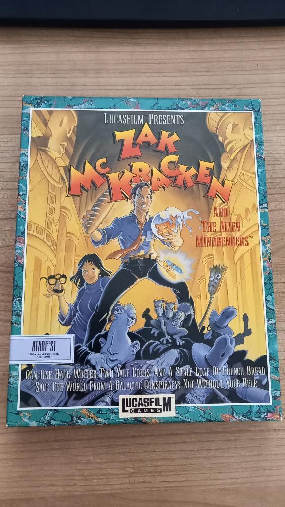 Zak McKracken and the Alien Mindbenders - Atari - Mint!, Spelcomputers en Games, Games | Atari, Zo goed als nieuw, Overige modellen