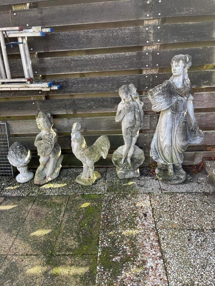 Tuinbeelden + Div., Tuin en Terras, Tuinbeelden, Gebruikt, Overige typen, Overige materialen, Ophalen