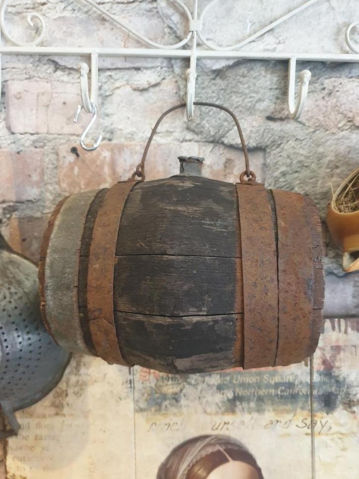 Antiek Buskruit Vaatje, Verzamelen, Militaria | Algemeen, Overige soorten, Ophalen of Verzenden