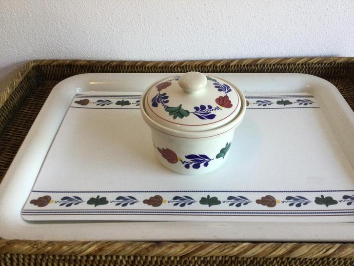 Boerenbont Boch België (Snoep/Koek pot), Huis en Inrichting, Keuken | Servies, Zo goed als nieuw, Overige typen, Boerenbont, Aardewerk